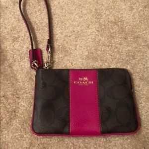 Authentic coach wristlet